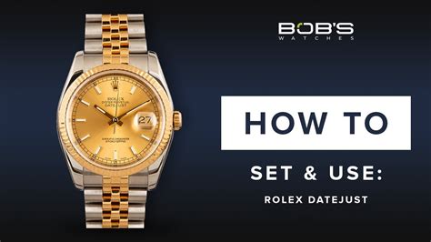 how to change rolex date